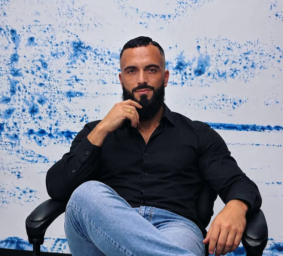 Pierro, fondateur d'Everest Barbershop