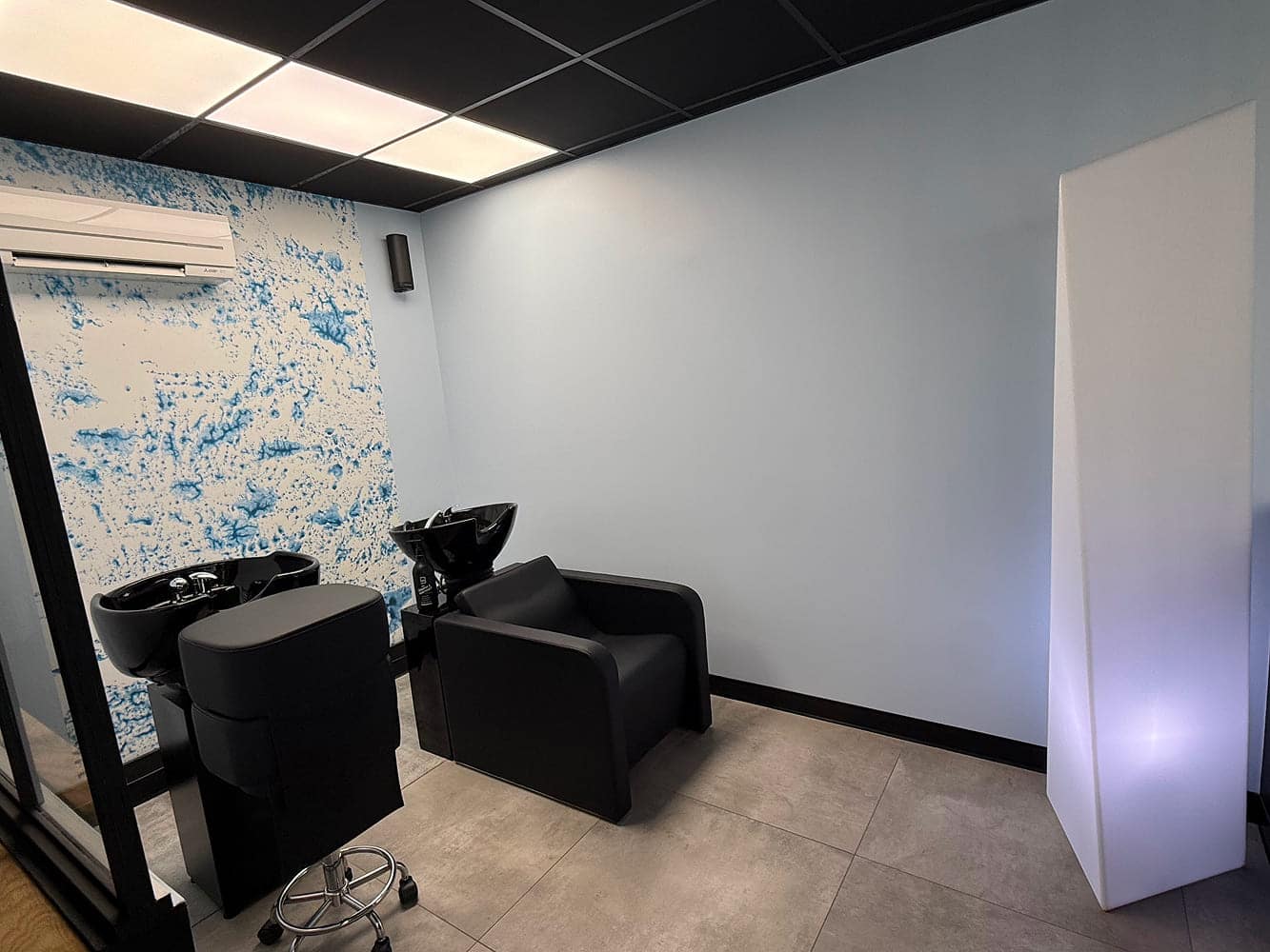 L'espace teinture et coloration du salon